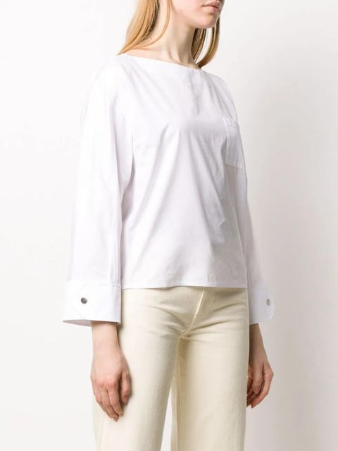 3.1 Phillip Lim boat neck blouse - White