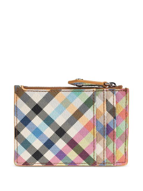 Vivienne Westwood check zip wallet - Neutrals - zdjęcie produktu nr 2