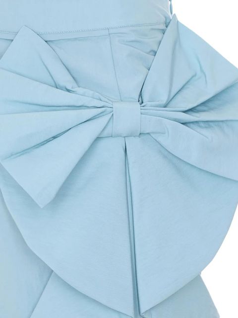 Essentiel Antwerp Joyous bow-detail mini skirt - Blue