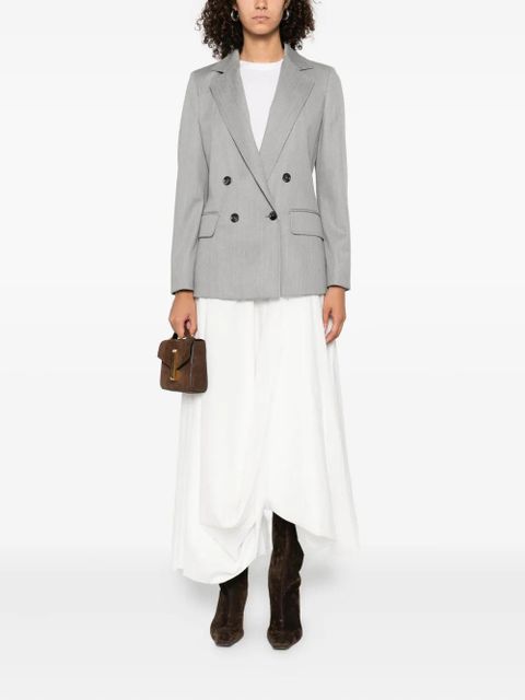 Max Mara double-breasted blazer - Grey - zdjęcie produktu nr 2