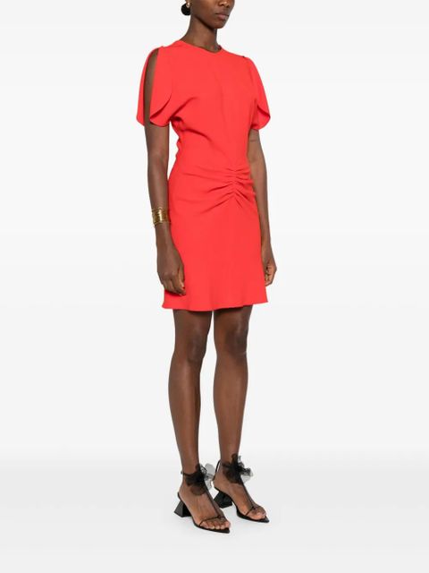 Victoria Beckham short sleeve dress - Red