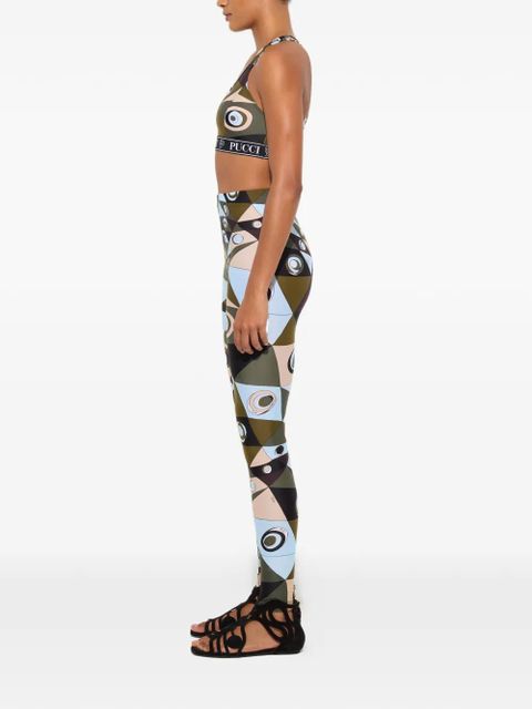 PUCCI occhi-print top - Green