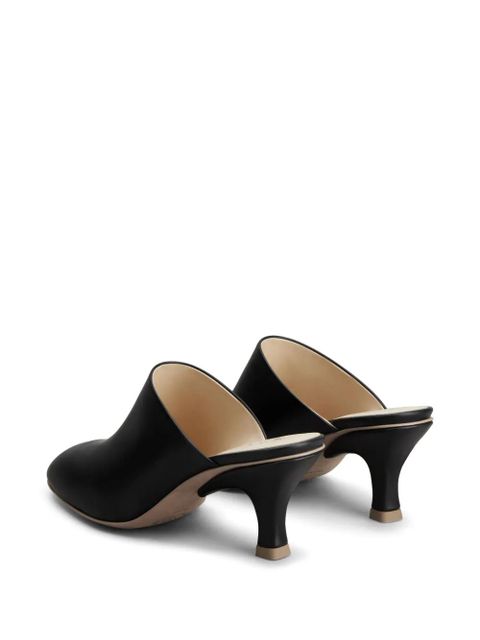 Tod's 65 leather mules - Black
