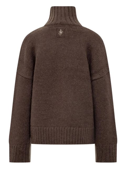 JW Anderson two-tone panelled sweater - Brown