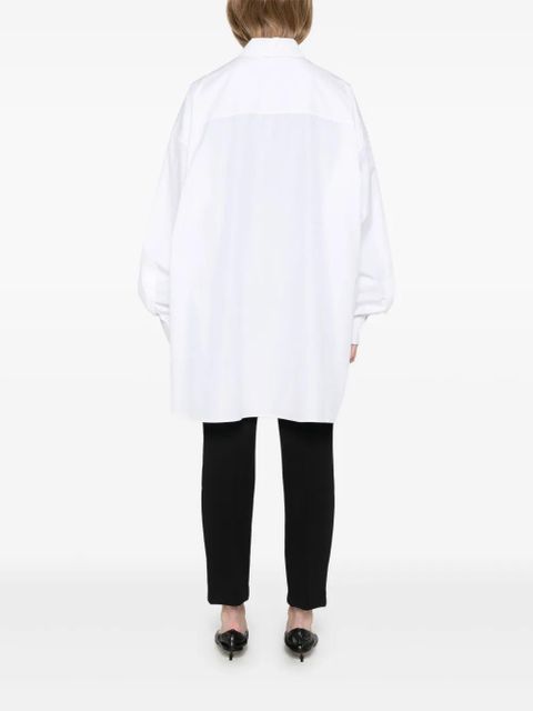 WARDROBE.NYC cotton shirt dress - White