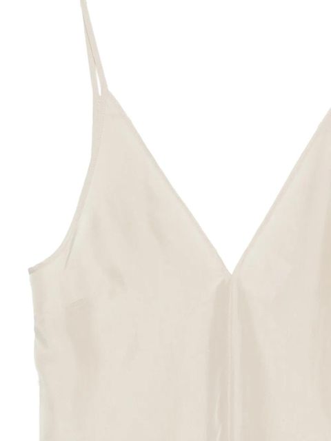 Alysi V-neck top - Neutrals