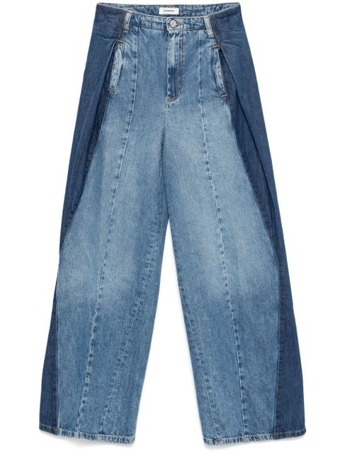 SANDRO contrasting-panels jeans - Blue - zdjęcie produktu nr 1