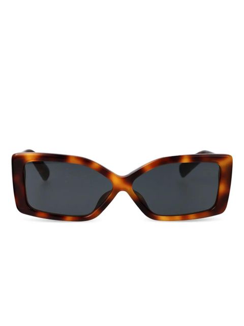 Jacquemus logo-print sunglasses - Brown - zdjęcie produktu nr 1