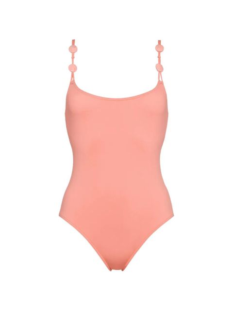 ERES Catwalk beaded-detail swimsuit - Orange - zdjęcie produktu nr 1