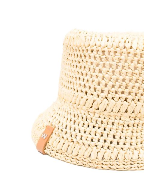 Max Mara woven bucket hat - Neutrals