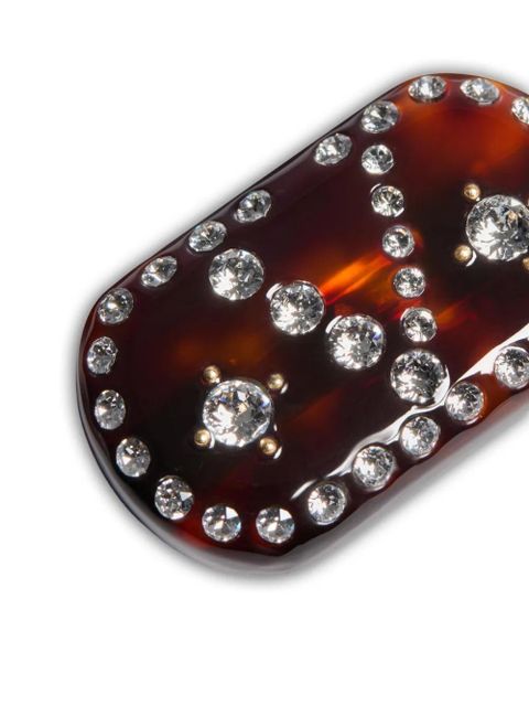 Valentino Garavani VLogo Signature hair clip - Brown