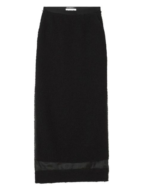 Lanvin textured skirt - Black - zdjęcie produktu nr 1