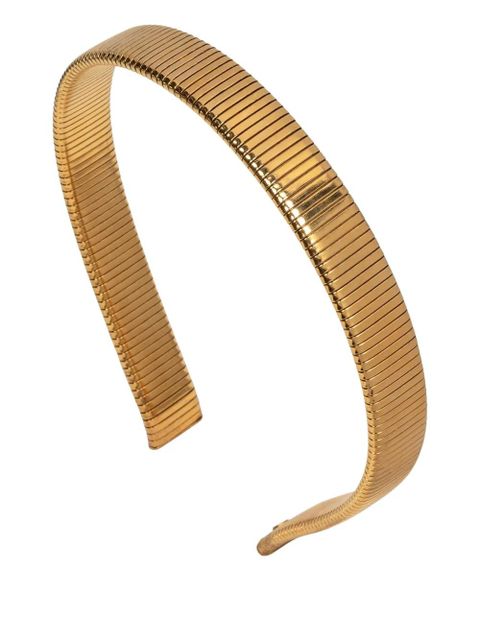 Jennifer Behr Lena ribbed headband - Gold - zdjęcie produktu nr 1