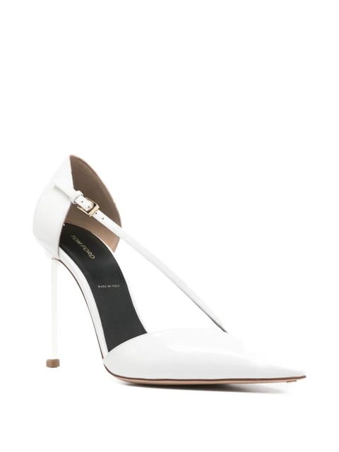 TOM FORD buckle-strap heeled pumps - White - zdjęcie produktu nr 2