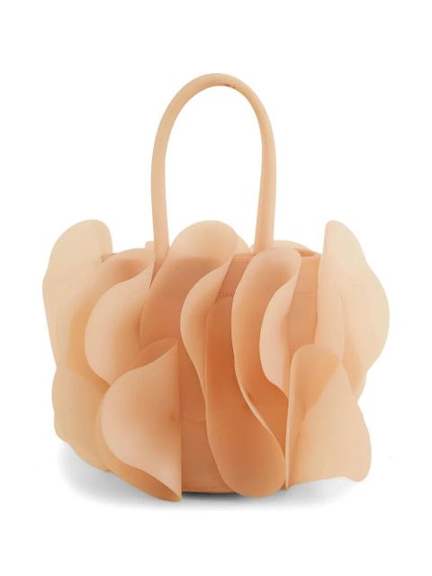 FARM Rio flower appliqué tote bag - Orange - zdjęcie produktu nr 2