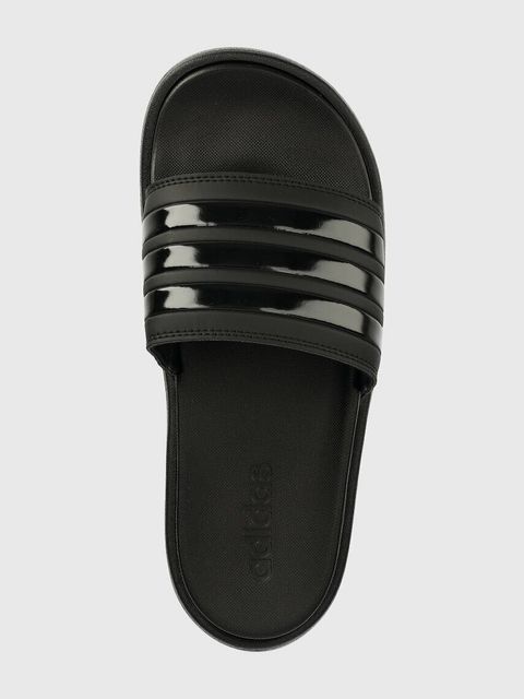 adidas klapk Adilette Platform damskie kolor czarny na platformie HQ6179