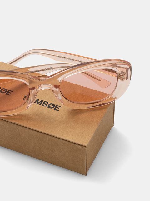 Samsoe Samsoe okulary przeciwsłoneczne SAMAEVE kolor różowy U25100009