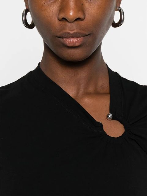 Rabanne asymmetric dress - Black