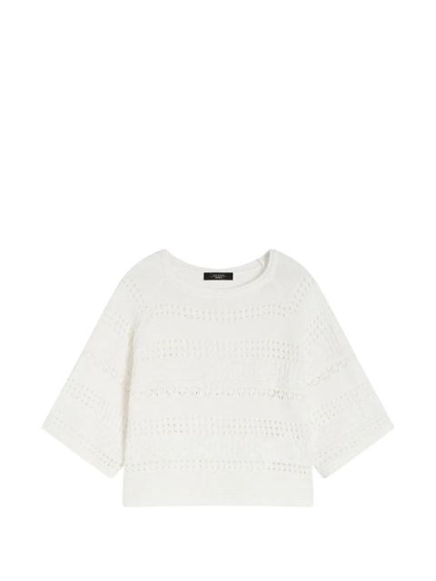 Weekend Max Mara short sleeves sweater - White - zdjęcie produktu nr 1