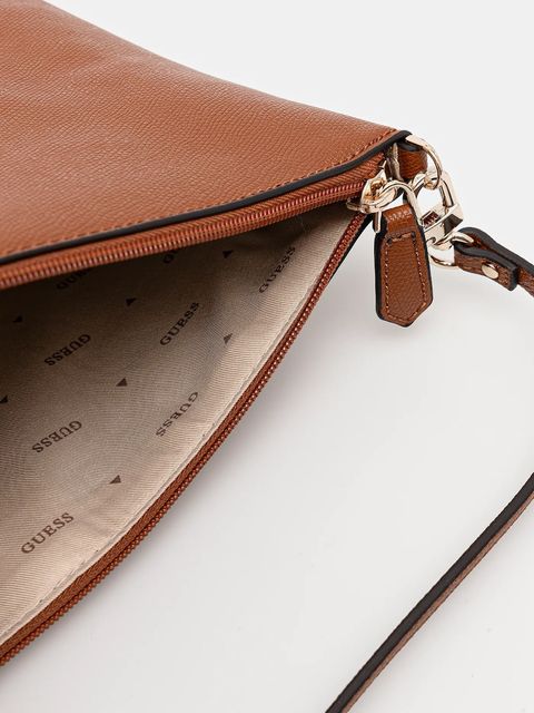 Guess torebka AMORETTE kolor brązowy HWBG78 98240