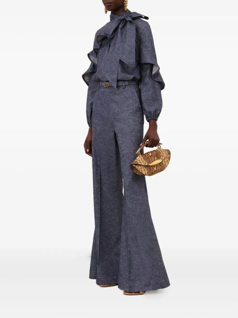 ZIMMERMANN Hypnotic blouse - Blue