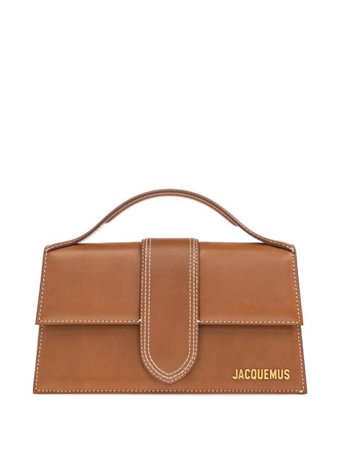 Jacquemus The Big Bambino top-handle leather bag - Brown - zdjęcie produktu nr 2