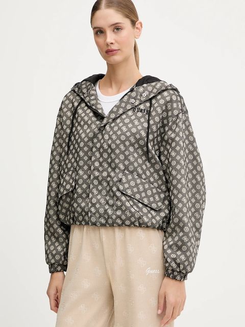 Guess kurtka PEONY kolor szary przejściowa V5YL02 WH492 - zdjęcie produktu nr 1