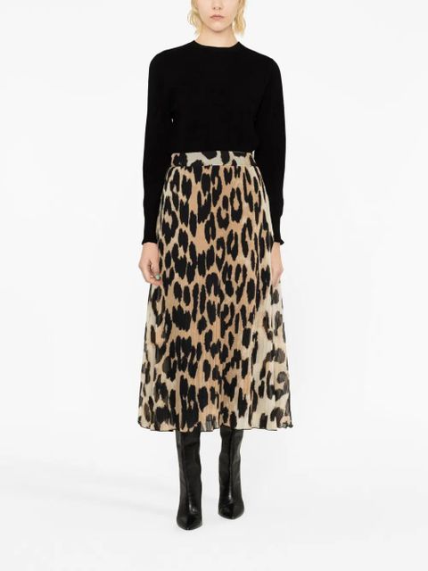 PINKO crew-neck cashmere jumper - Black - zdjęcie produktu nr 2