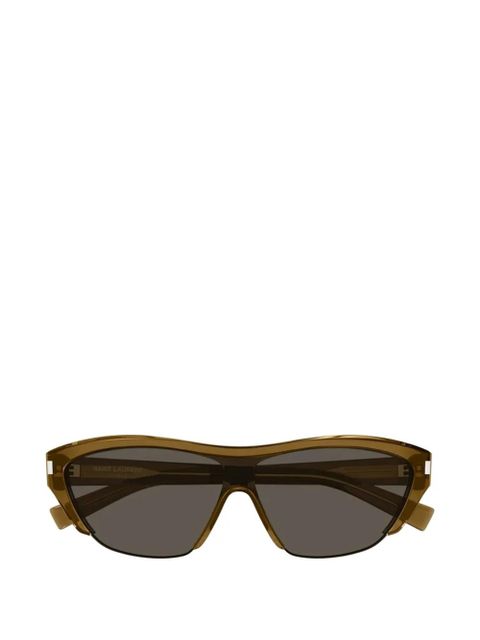 Saint Laurent geometric-frame sunglasses - Brown - zdjęcie produktu nr 1
