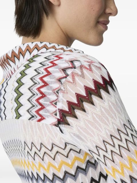 Missoni zig zag long-sleeve T-shirt - White