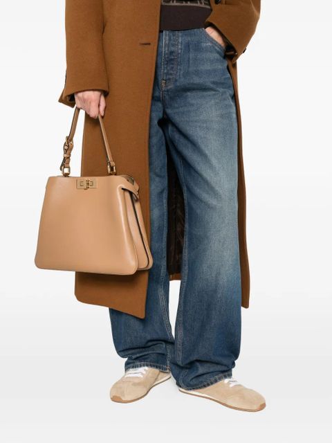 FENDI turnlock handle tote bag - Brown - zdjęcie produktu nr 2