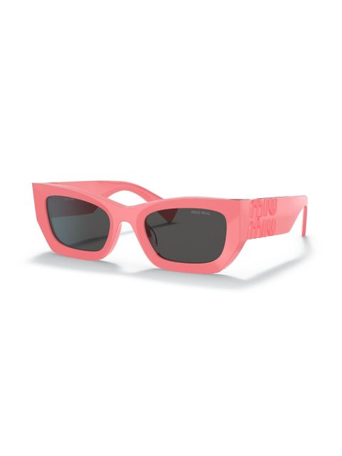 Miu Miu Eyewear Miu Glimpse rectangle-frame sunglasses - Pink - zdjęcie produktu nr 2