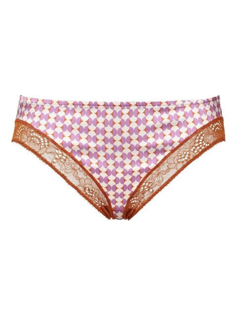ERES Slow lace-trim briefs - Purple - zdjęcie produktu nr 1
