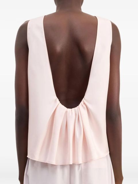 LouLou de Saison Gem draped sleeveless top - Pink