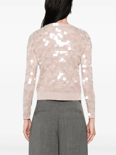 Max Mara sequin embellished cardigan - Pink