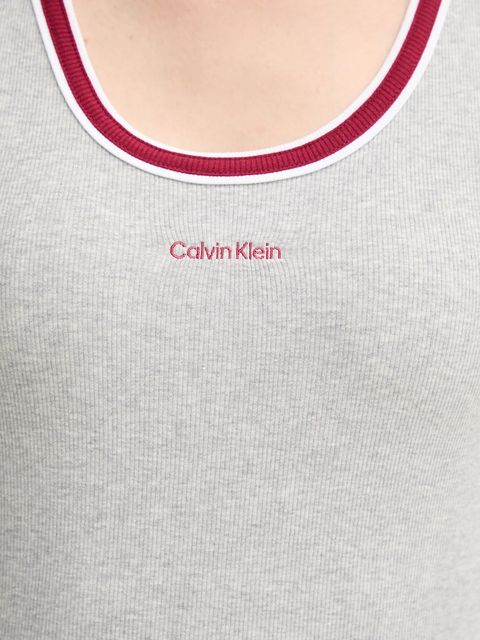 Calvin Klein Jeans top kolor szary LV047D200G