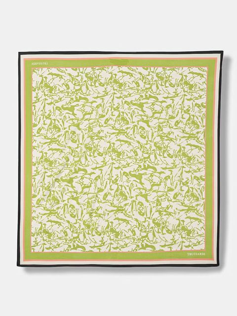 Trussardi apaszka jedwabna