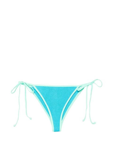 Bond-eye Contrast Anisha side-tie bikini bottoms - Blue - zdjęcie produktu nr 1