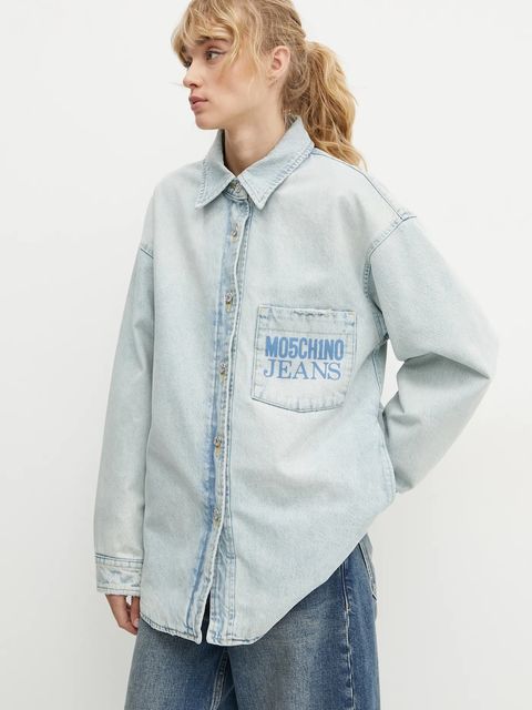 Moschino Jeans kurtka jeansowa - zdjęcie produktu nr 1