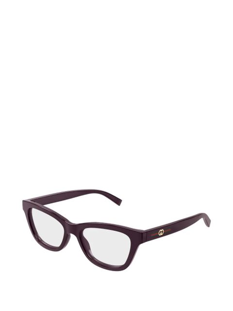 Gucci Eyewear cat-eye glasses - Purple - zdjęcie produktu nr 2