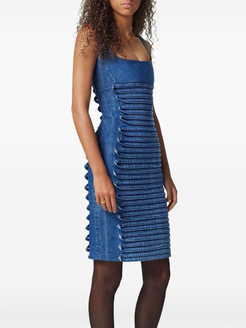 Versace denim mini dress - Blue