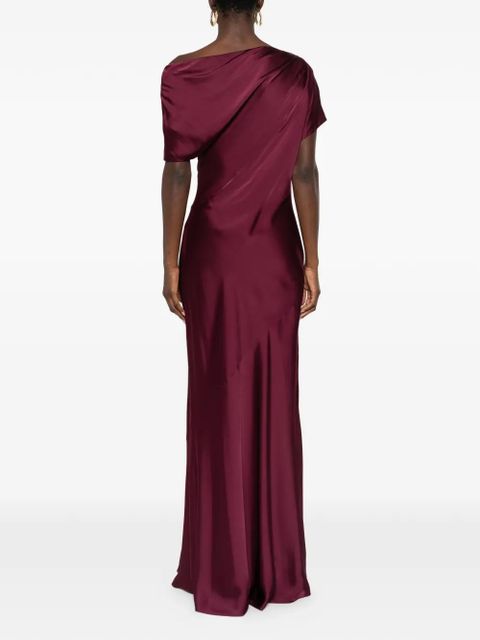 Lauren Ralph Lauren draped maxi dress - Red