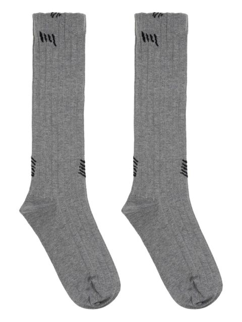 Marni intarsia-knit socks - Grey - zdjęcie produktu nr 1