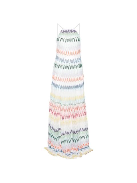 Missoni striped sleeveless maxi dress - White - zdjęcie produktu nr 1