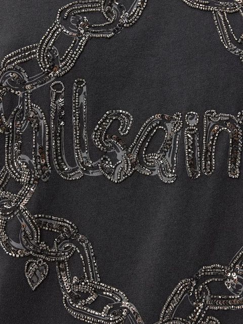 AllSaints t-shirt DRIP damski kolor czarny W061JD