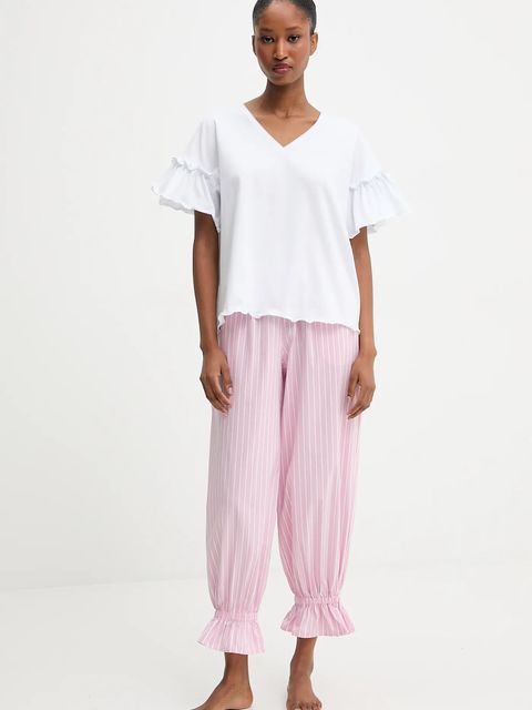 Answear.LAB piżama damska kolor różowy