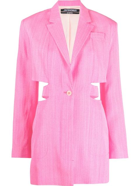 Jacquemus Bari cut-out tailored dress - Pink - zdjęcie produktu nr 2