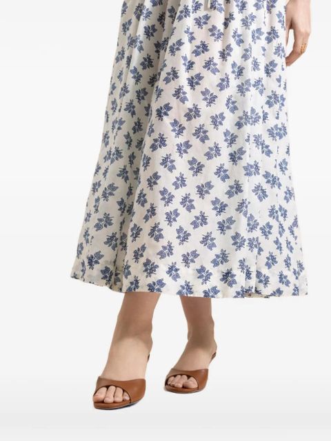 STAUD Brigitte wedge sandals - Brown