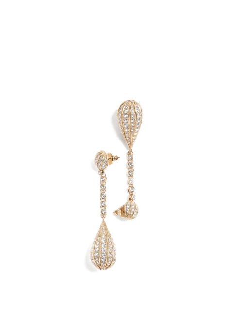Valentino Garavani Poetique des Gouttes earrings in metal and Swarovski® crystals - Gold