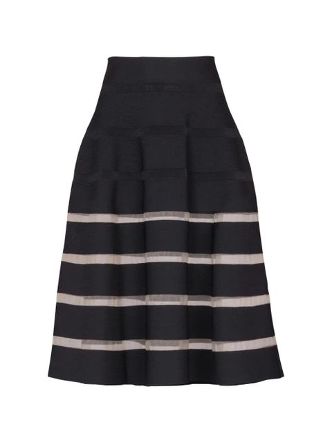 Balmain striped skirt - Black - zdjęcie produktu nr 1